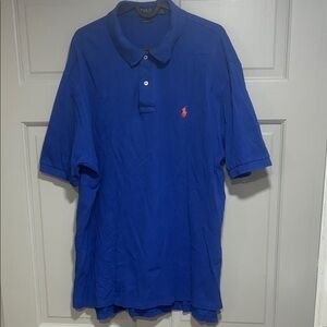 Polo by Ralph Lauren Polo Men‎ Size XL Blue Short Sleeves Embroidered Chest